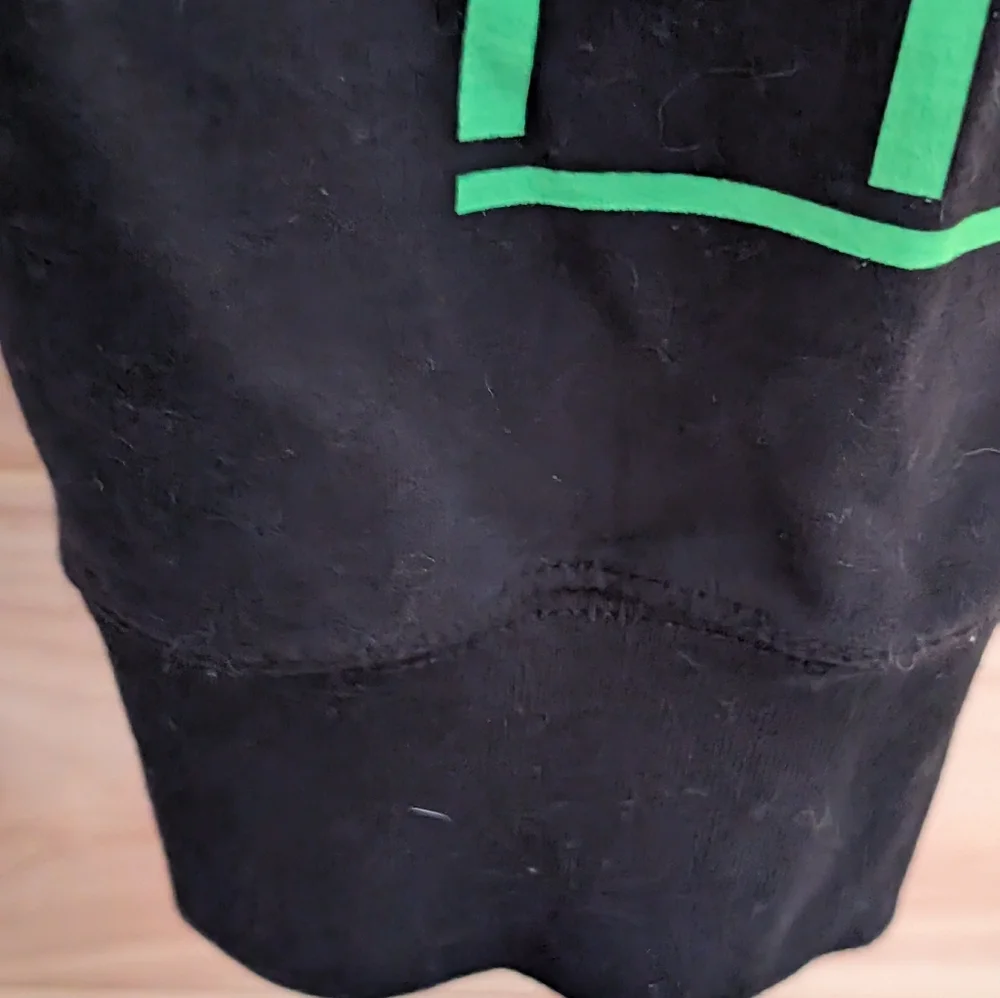 Victoria's Secret Pink Black Gym Pants with Dog Logo - Picture 3 of 3